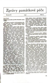 Zprvy pamtkov pe 1940/4 [Detail produktu]