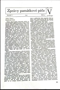 Zprvy pamtkov pe 1941/5 [Detail produktu]