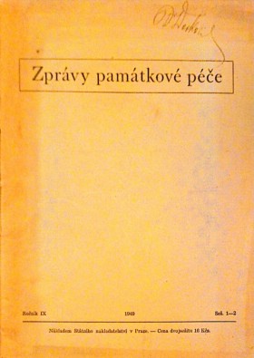 Zprvy pamtkov pe 1949/1-2