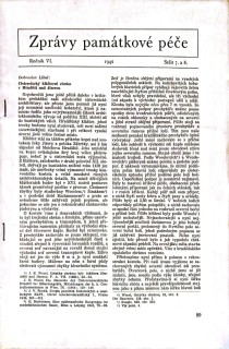 Zprvy pamtkov pe 1942/7-8 [Detail produktu]