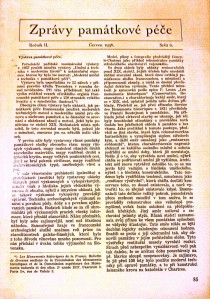 Zprvy pamtkov pe 1938/6 [Detail produktu]