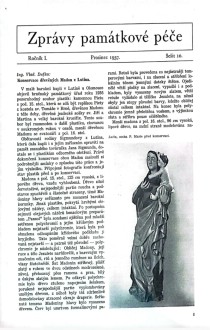 Zprvy pamtkov pe 1937/10 [Detail produktu]