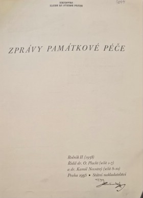 Zprvy pamtkov pe 1938
