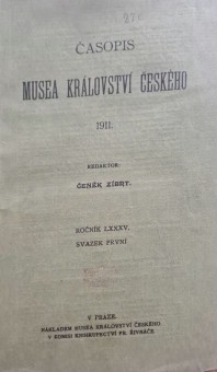 asopis Musea Krlovstv eskho 1911 [Detail produktu]