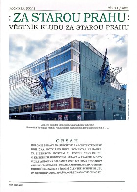 Vstnk Za starou Prahu 2025/1