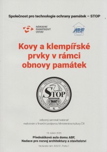 Kovy a klempsk prvky v rmci obnovy pamtek [Detail produktu]