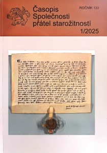 asopis Spolenosti ptel staroitnost 2025/1 [Detail produktu]